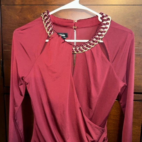 NWT! Two Bebe Chain Keyhole Bodysuits - Picture 3 of 16